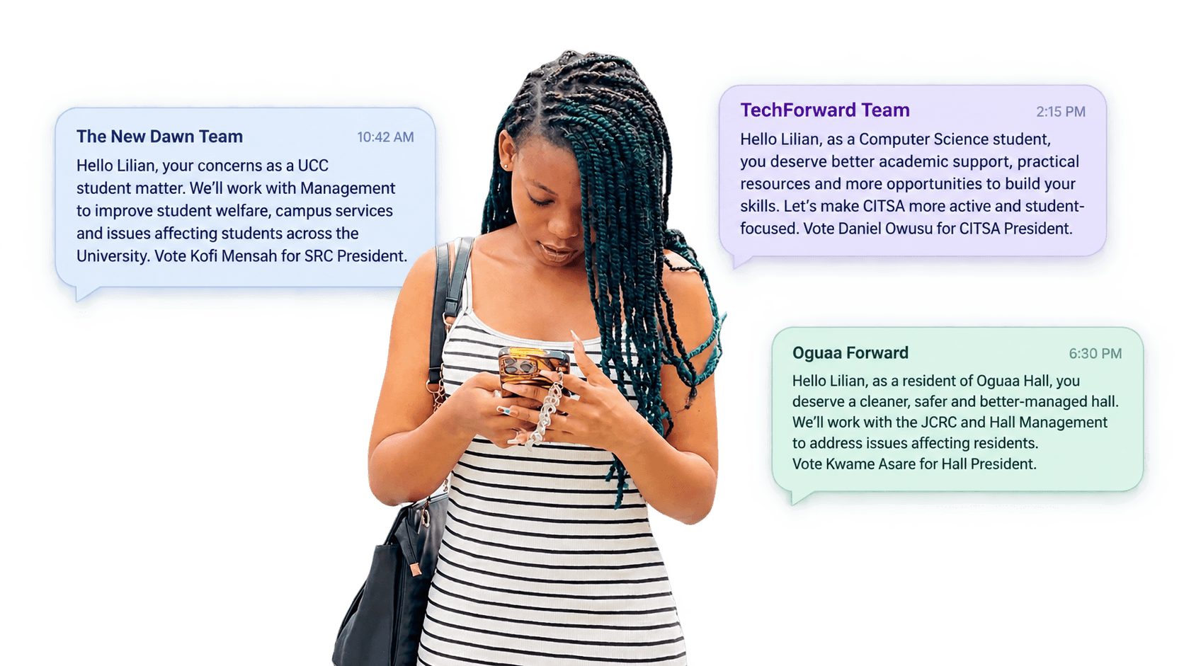 SMS and voice broadcast messaging